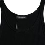 Dolce & Gabbana Black Tank Sleeveless Underwear Men T-shirt Zwart