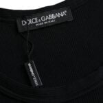 Dolce & Gabbana Black Tank Sleeveless Underwear Men T-shirt Zwart