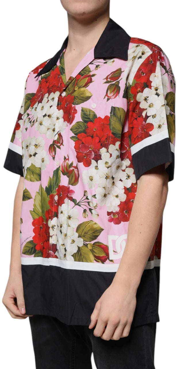 Dolce & Gabbana Multicolor Floral Button Down Casual Shirt Divers