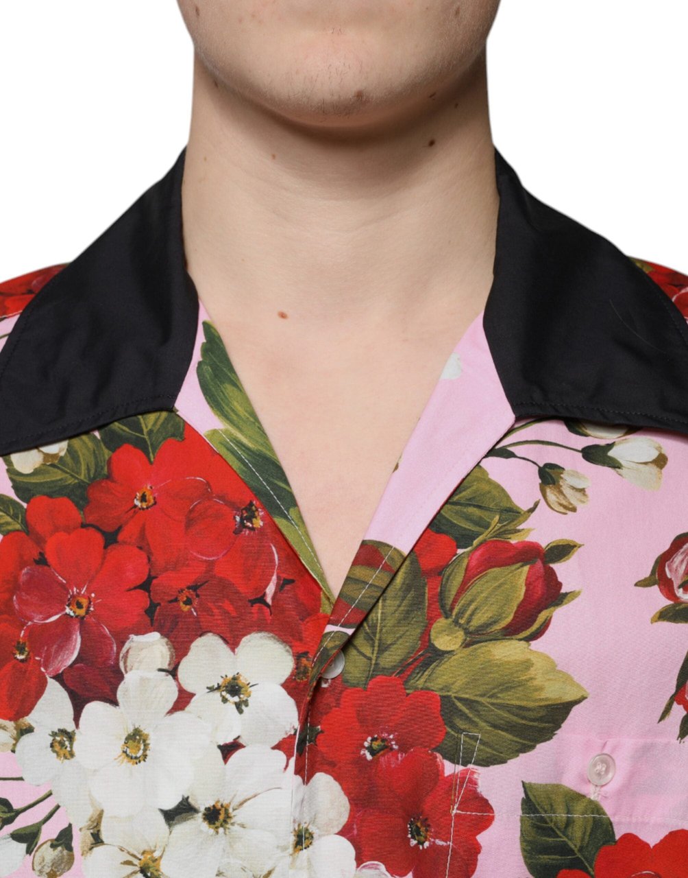 Dolce & Gabbana Multicolor Floral Button Down Casual Shirt Divers