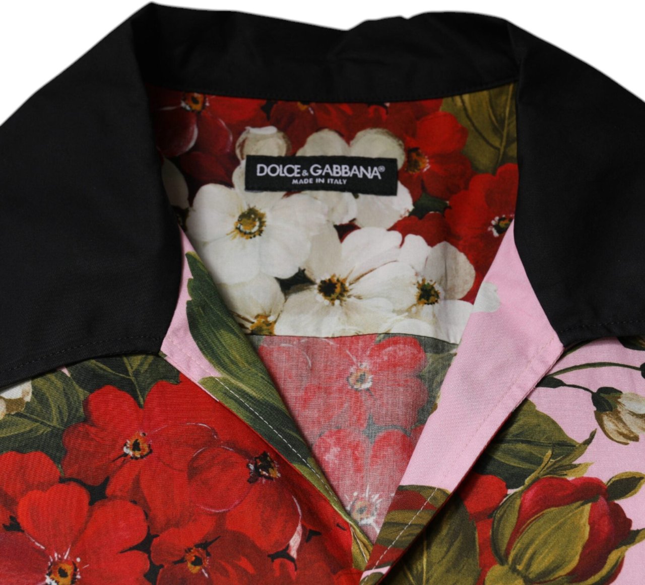 Dolce & Gabbana Multicolor Floral Button Down Casual Shirt Divers