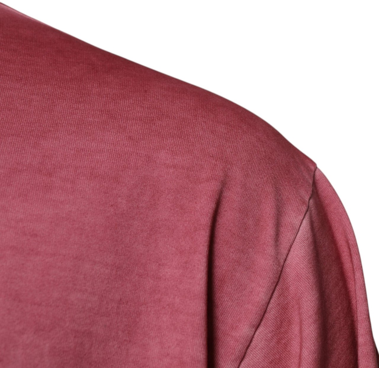Dolce & Gabbana Pink Logo Print Cotton Crew Neck T-shirt Grijs