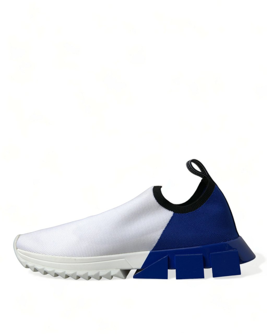 Dolce & Gabbana White Blue Sorrento Low Top Men Casual Sneakers Shoes Divers