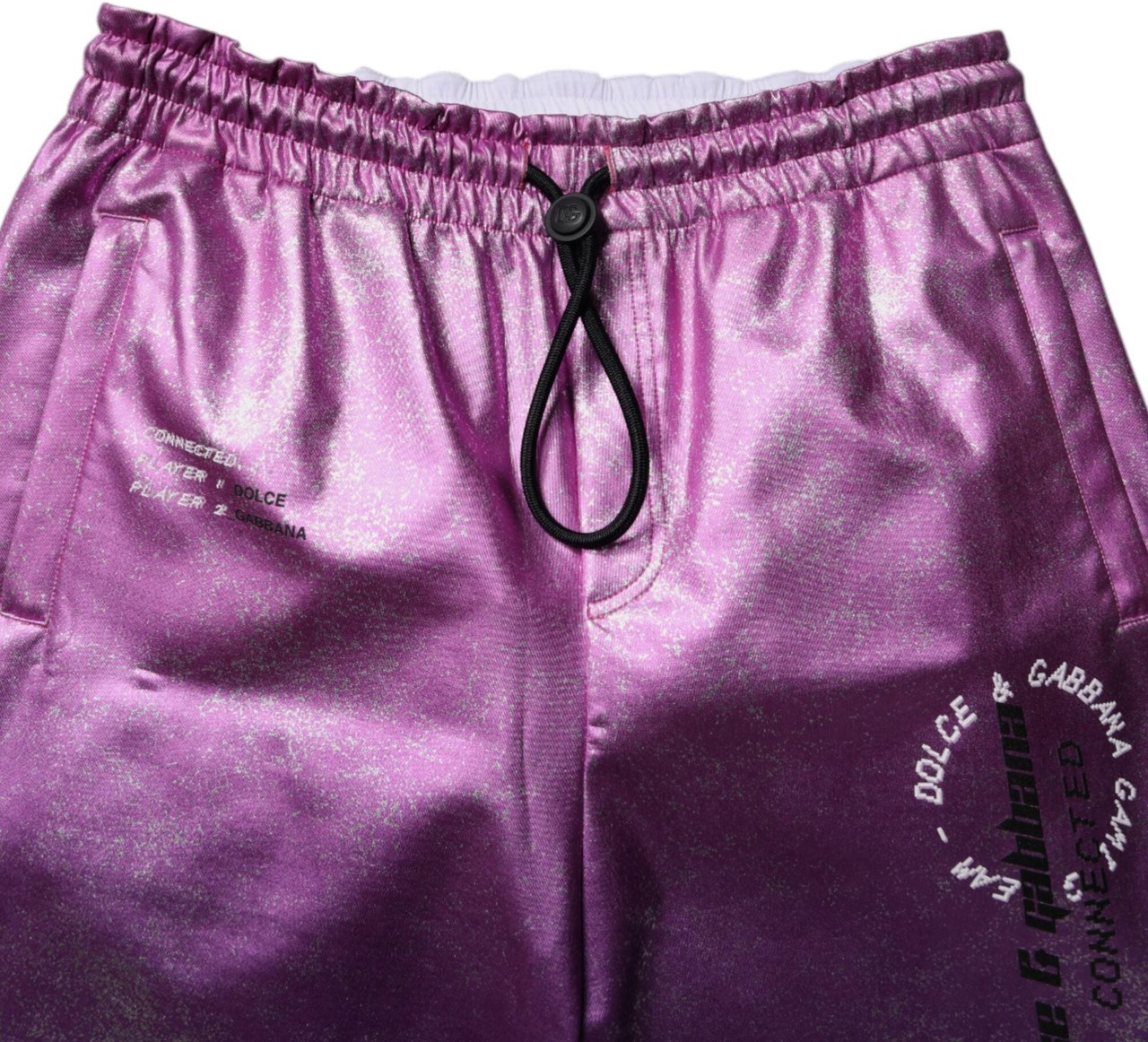 Dolce & Gabbana Pink Purple Two Tone Jogger Sweatpants Pants Divers