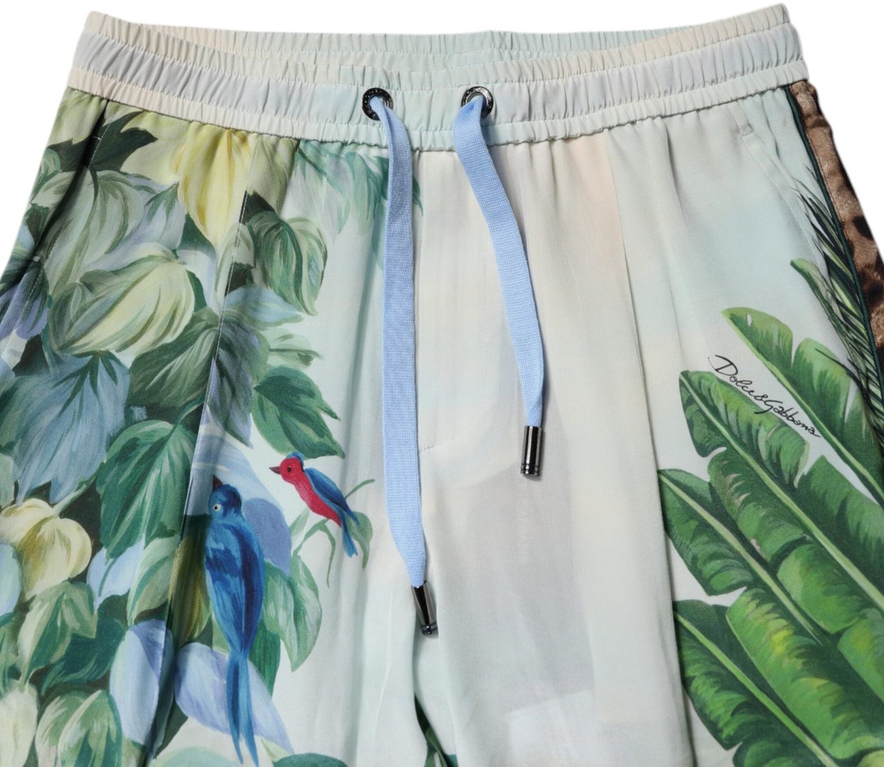 Dolce & Gabbana Multicolor Tropical Jogger Sweatpants Pants Divers