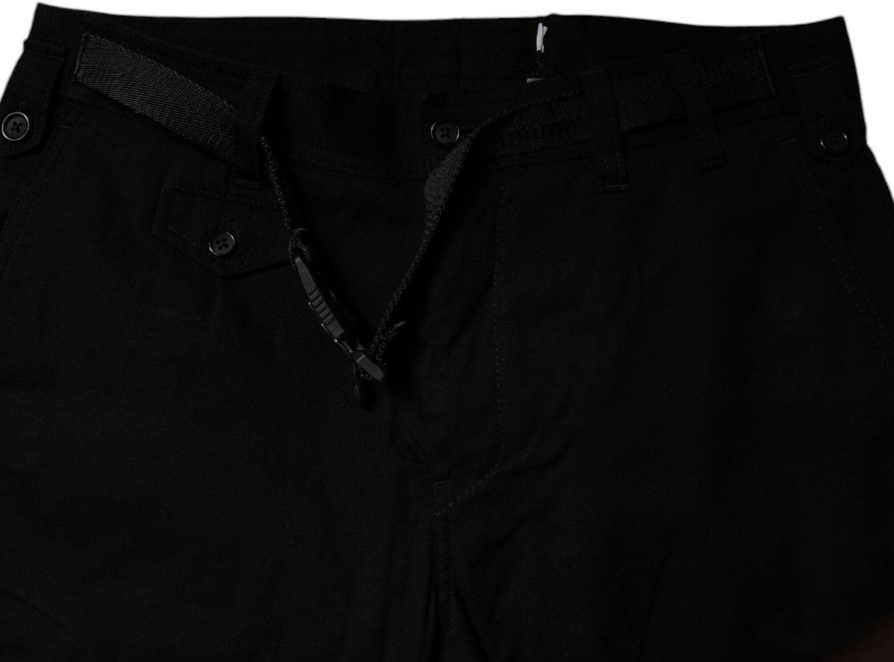 Dolce & Gabbana Black Cotton Stretch Skinny Cargo Denim Jeans Zwart