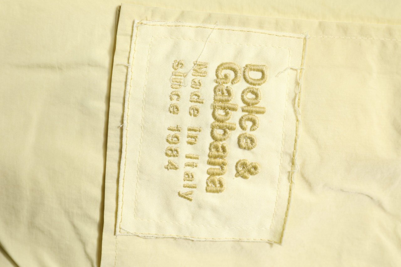 Dolce & Gabbana Yellow Nylon Cargo Chain Men Jogger Pants Goud