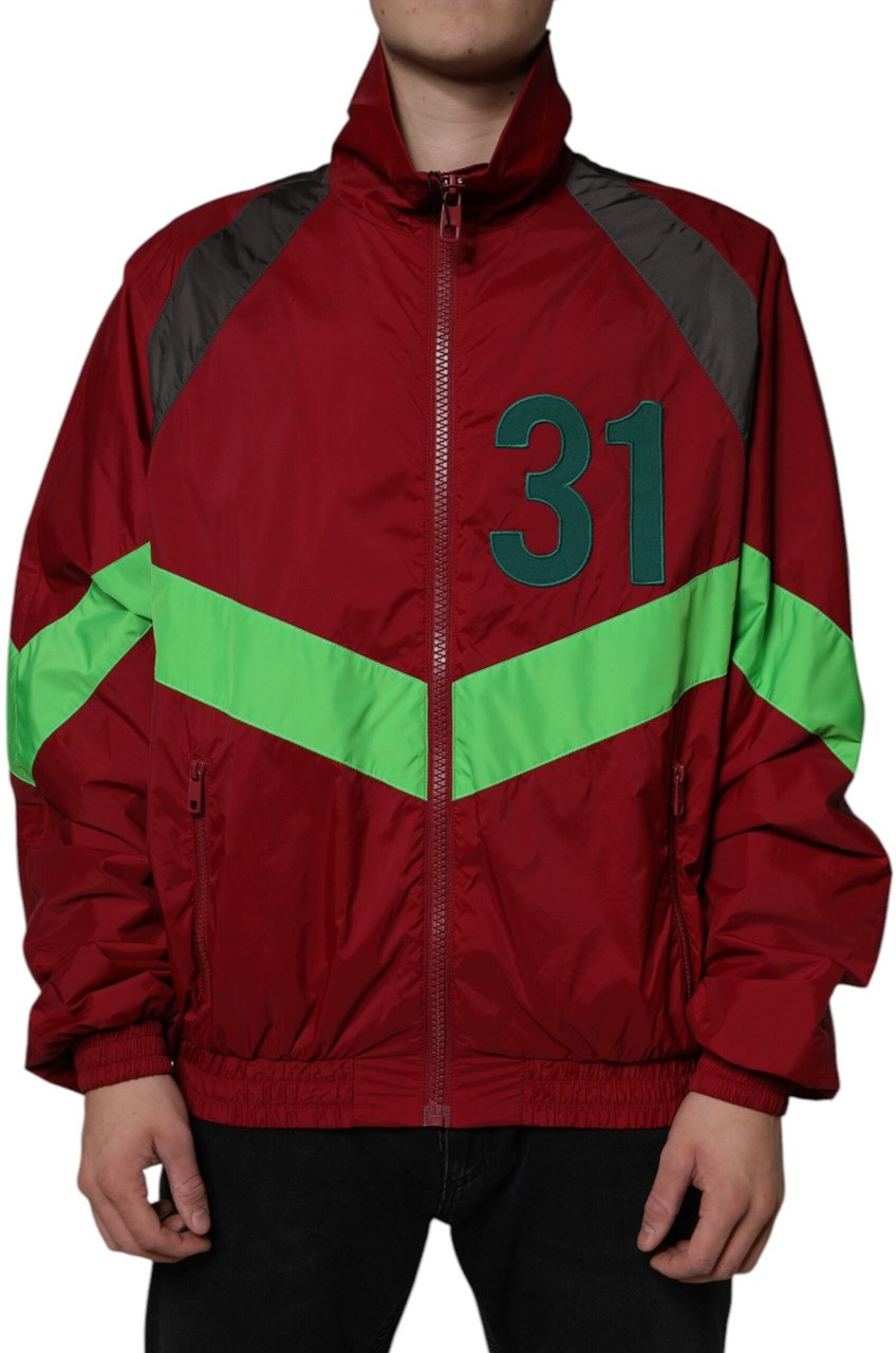 Dolce & Gabbana Multicolor Nylon Full Zip Windbreaker Jacket Divers