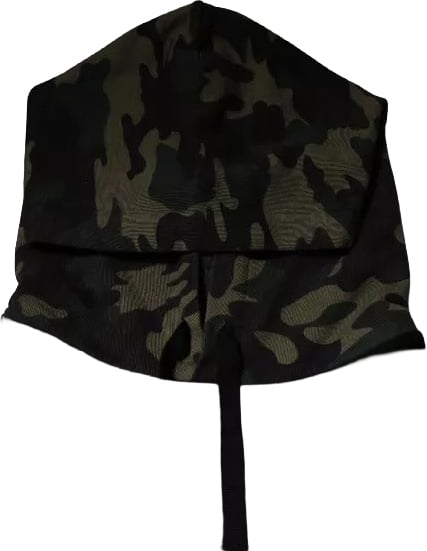 Dolce & Gabbana Black Camouflage Hooded Sweatshirt Sweater Zwart
