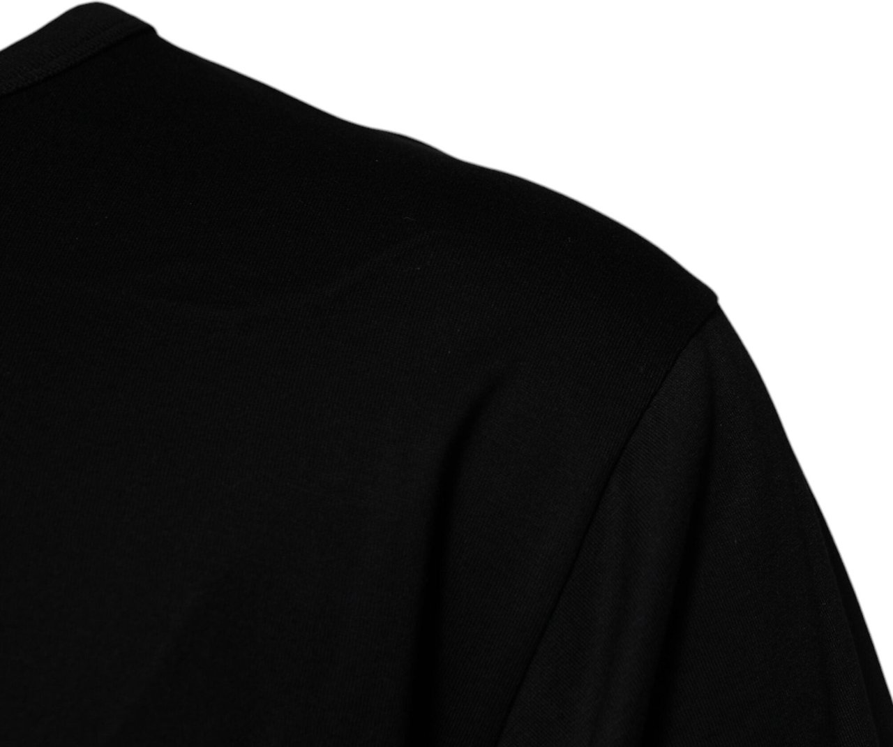 Dolce & Gabbana Black #DGMILLENNIALS Cotton Crew Neck T-shirt Zwart