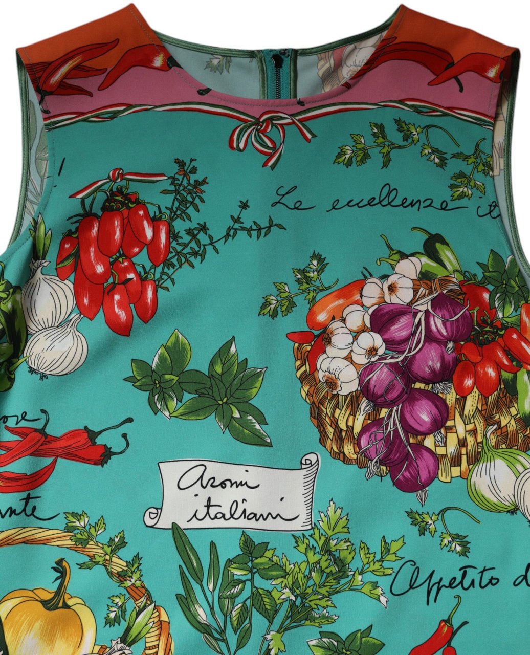 Dolce & Gabbana Multicolor Floral Silk Sleeveless Tank Top Divers