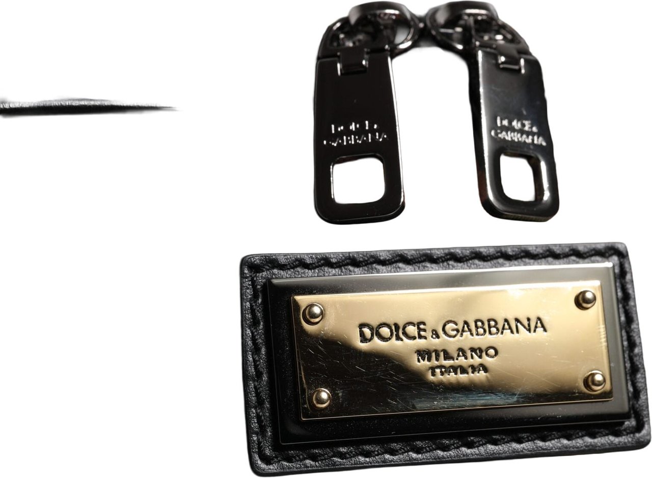 Dolce & Gabbana Multicolor Leopard DG Logo Belt Waist Fanny Pack Bag Divers