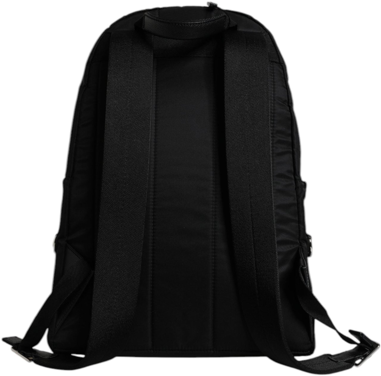 Dolce & Gabbana Black Nylon #DGFAMILY Embellished Backpack VULCANO Bag Zwart