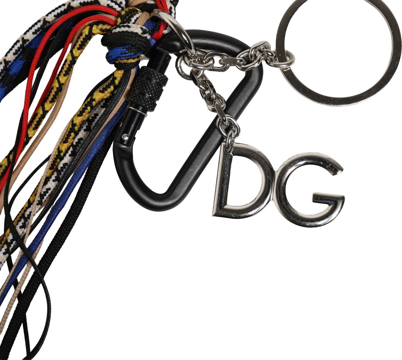 Dolce & Gabbana Multicolor Braided Rope Logo Bag Shoulder Strap Divers