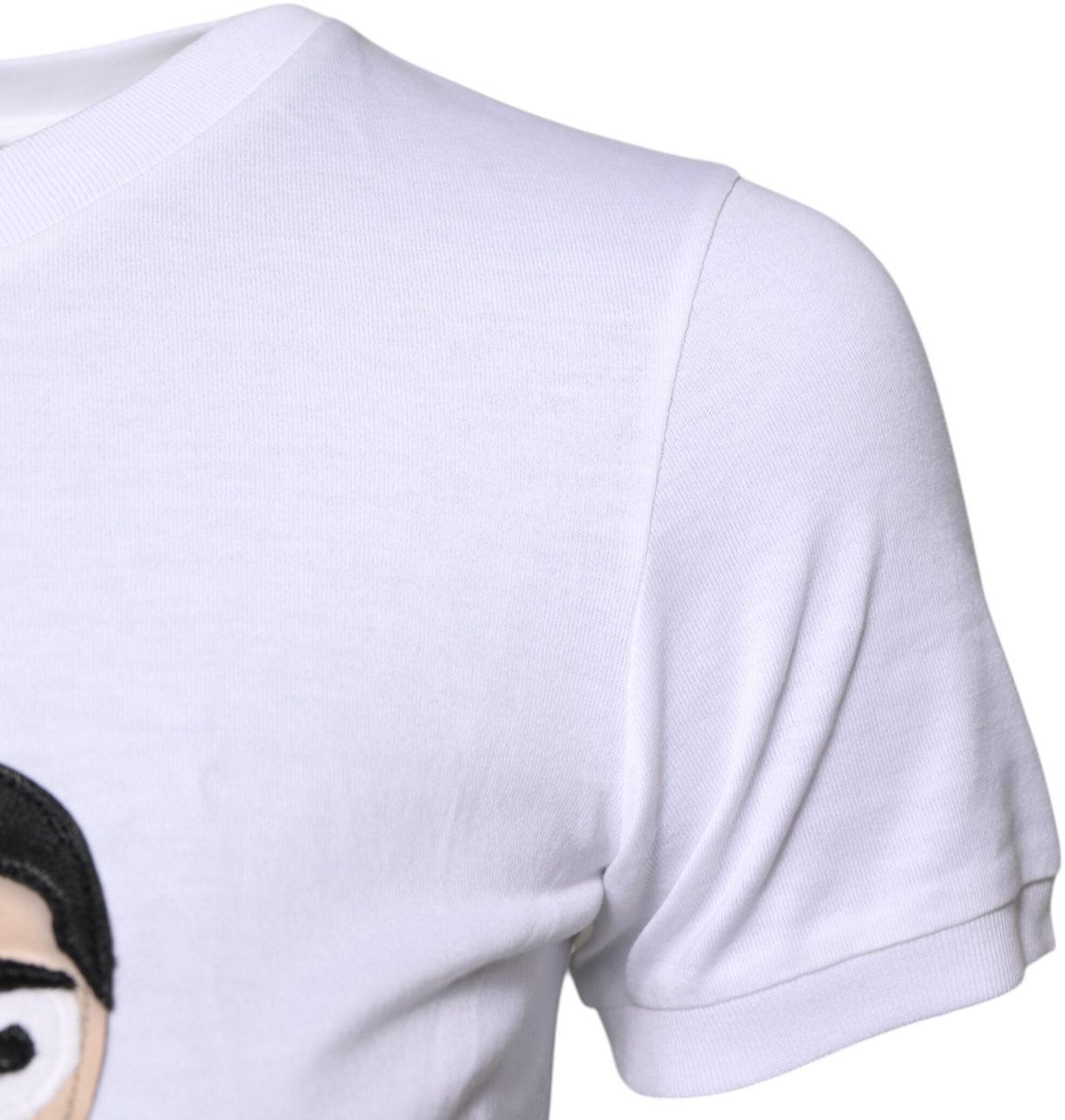 Dolce & Gabbana White Cotton #DGFAMILY Embroidery T-shirt Wit
