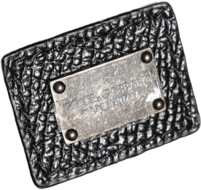 Dolce & Gabbana Black Gray Leopard DG Logo Belt Waist Fanny Pack Bag Divers