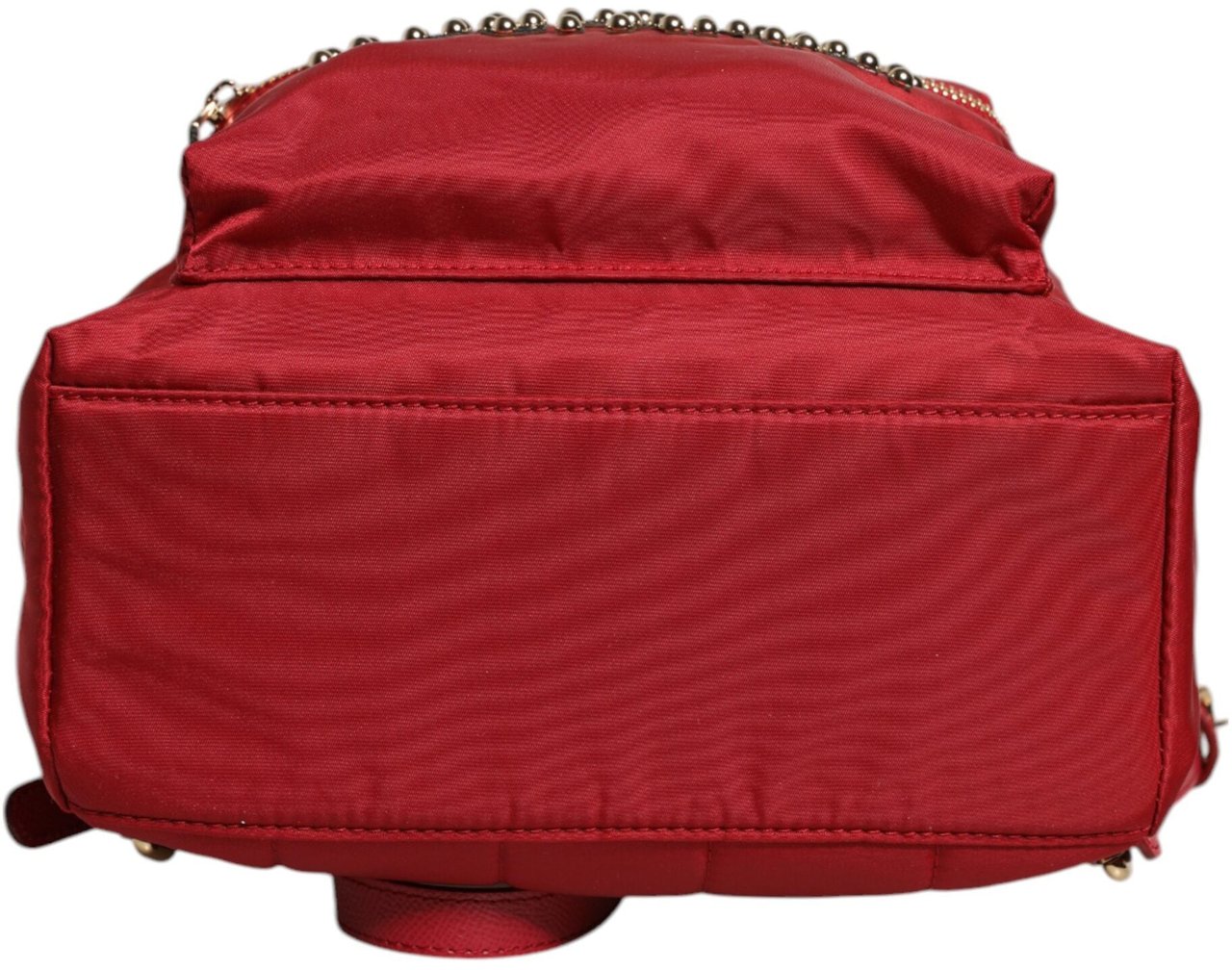 Dolce & Gabbana Red #DGFAMILY VULCANO Embellishment Backpack Bag Rood