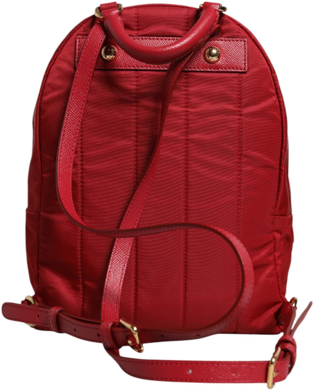 Dolce & Gabbana Red #DGFAMILY VULCANO Embellishment Backpack Bag Rood