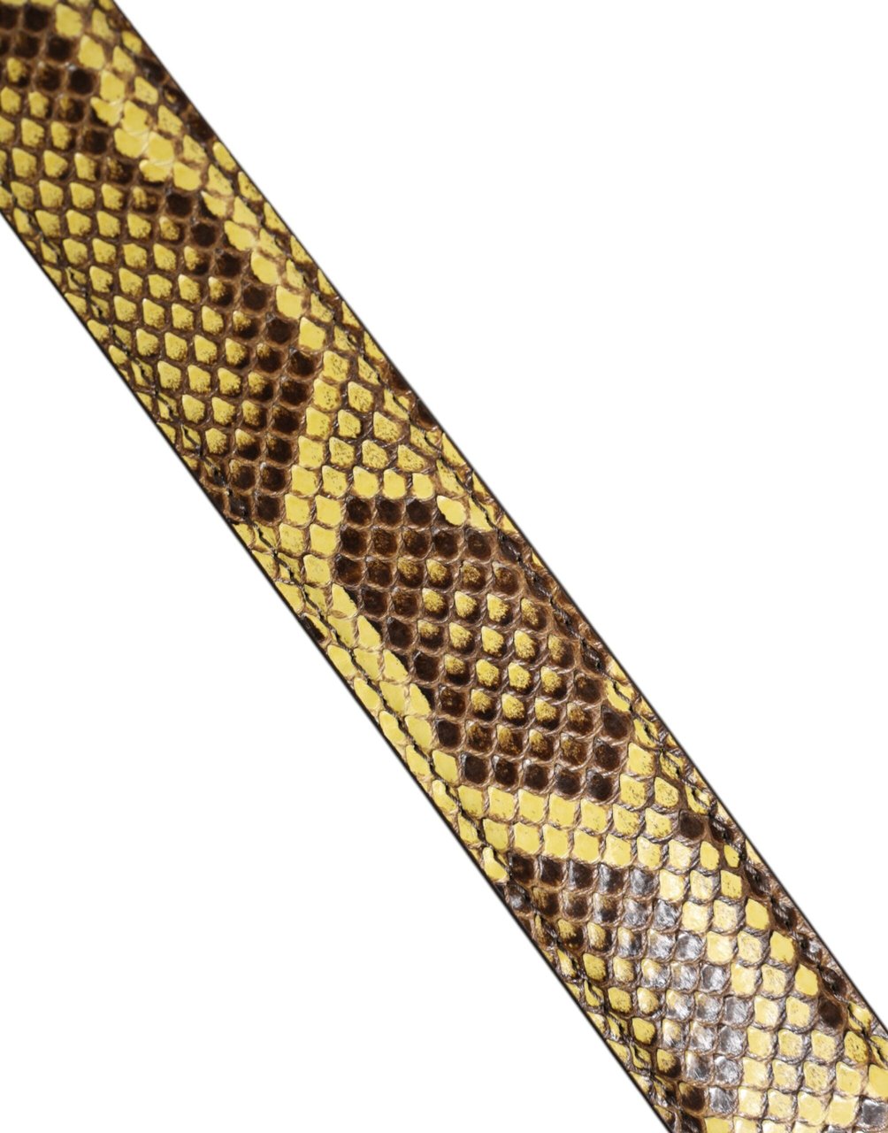 Dolce & Gabbana Yellow Exotic Leather Bag Shoulder Strap Geel