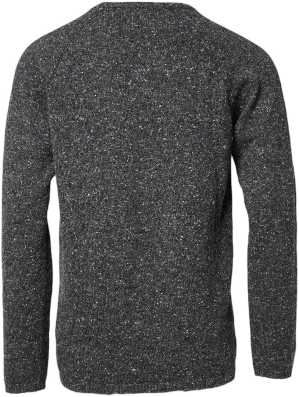 Dolce & Gabbana Gray Wool Knitted Round Neck Pullover Sweater Divers