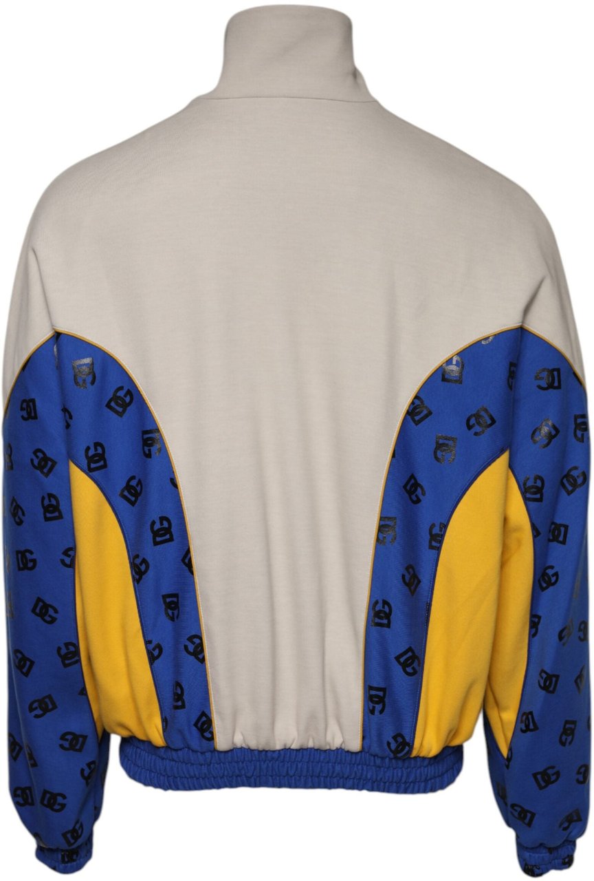 Dolce & Gabbana Multicolor Polyester Full Zip Bomber Jacket Divers