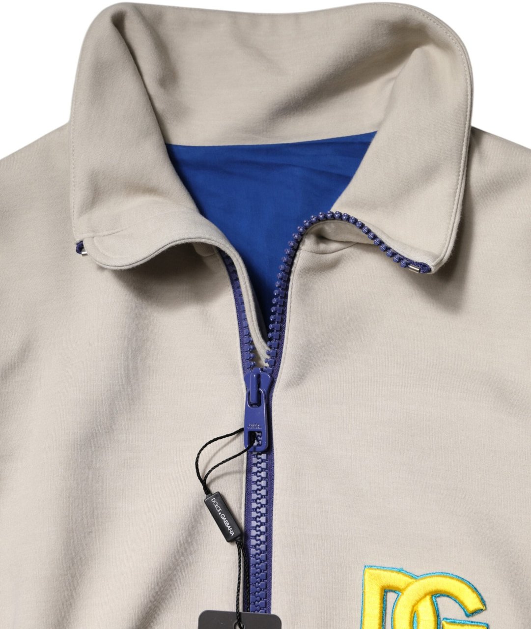 Dolce & Gabbana Multicolor Polyester Full Zip Bomber Jacket Divers