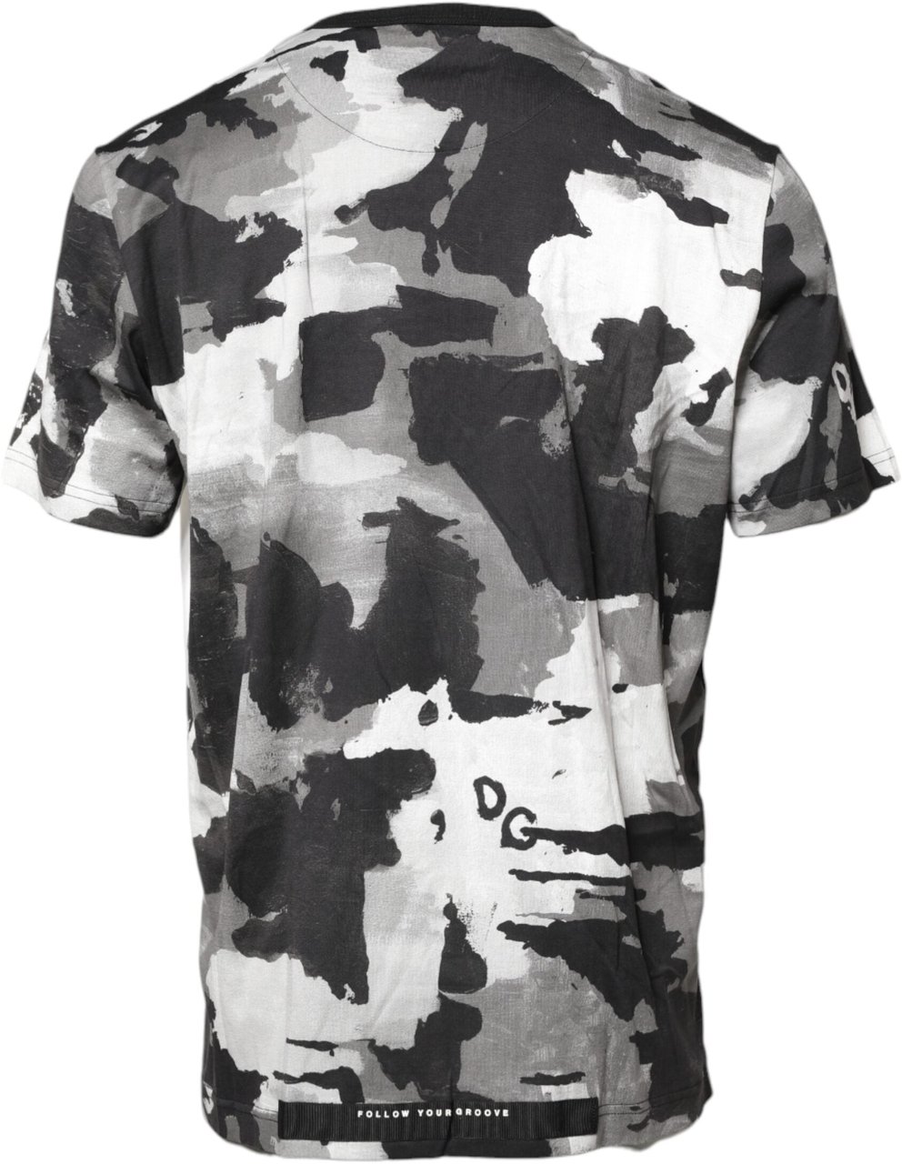 Dolce & Gabbana Multicolor Camouflage Crew Neck T-shirt Divers