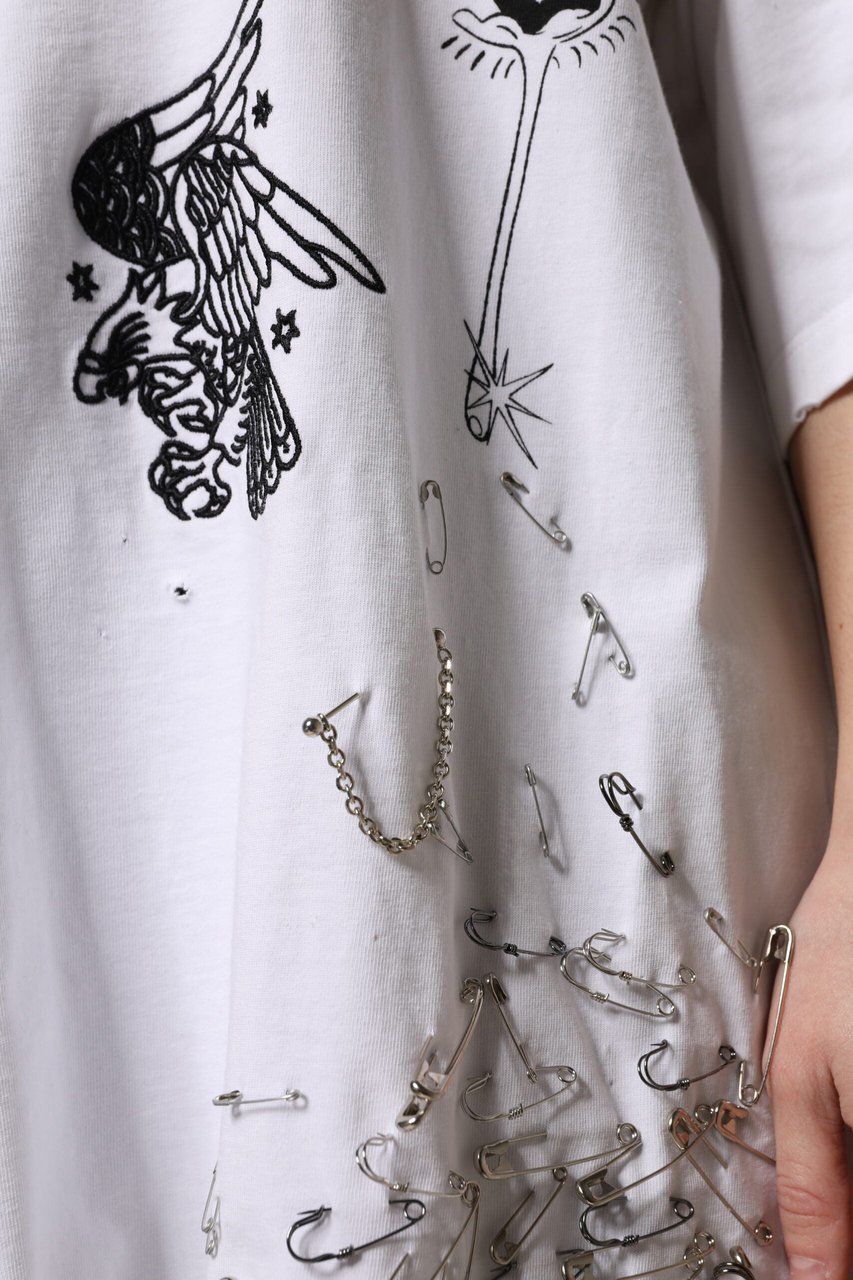 Dolce & Gabbana White Cotton DG BLESSED Printed T-shirt Divers