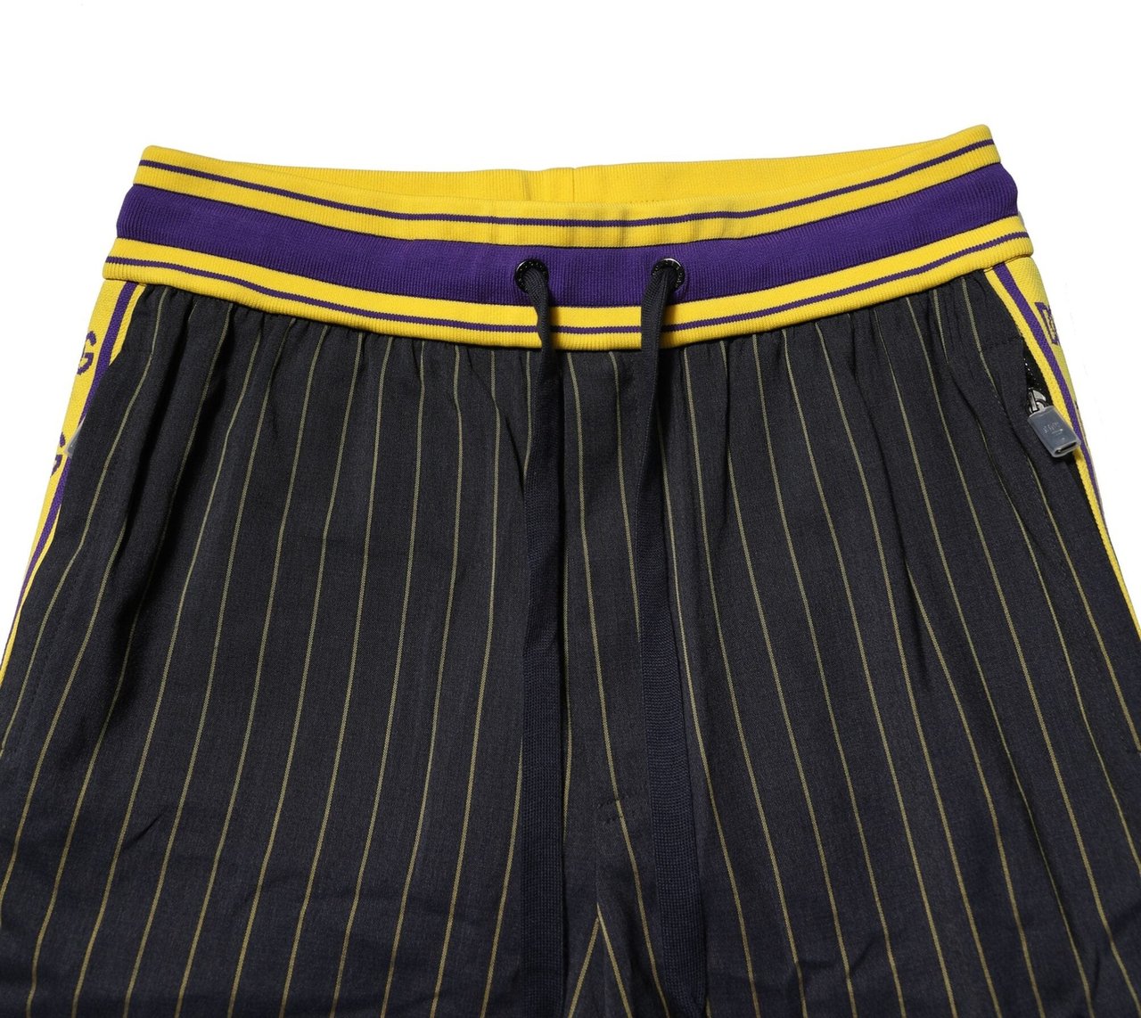 Dolce & Gabbana Multicolor Stripes Wool Jogger Pants Divers