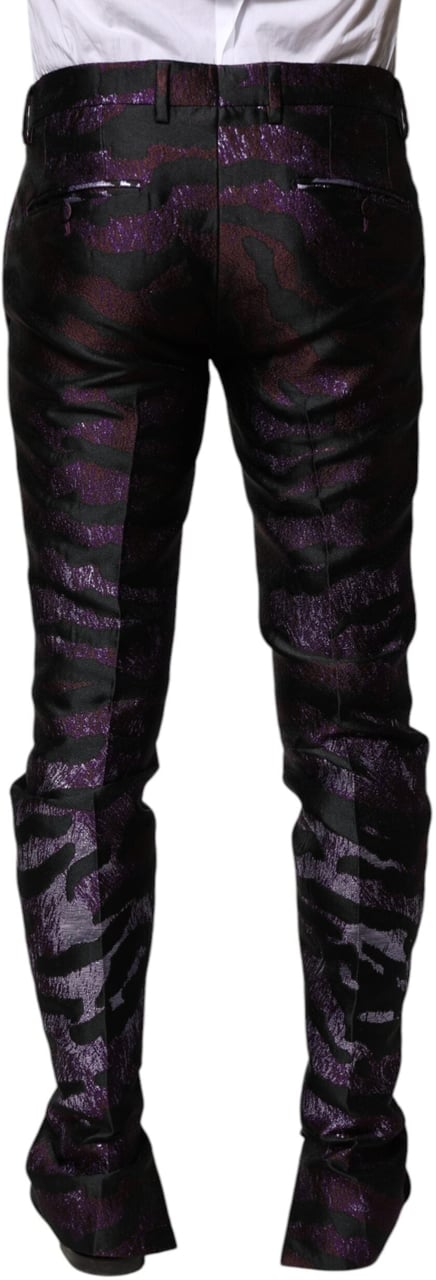 Dolce & Gabbana Multicolor Polyester Patterned Pants Divers