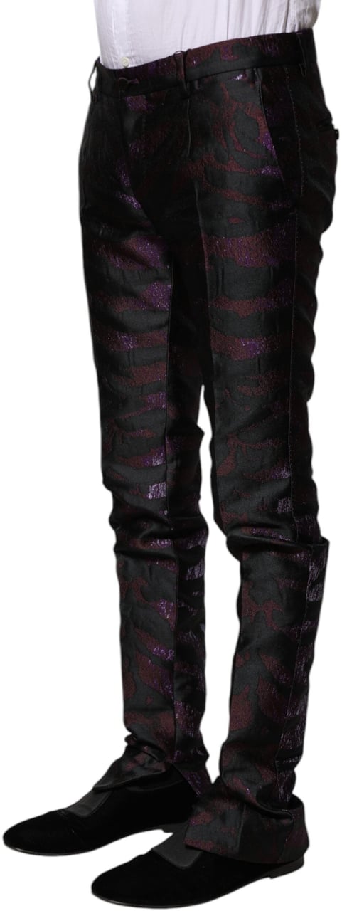 Dolce & Gabbana Multicolor Polyester Patterned Pants Divers