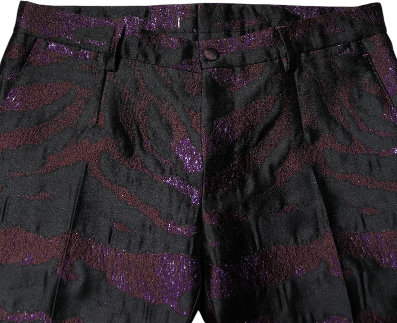 Dolce & Gabbana Multicolor Polyester Patterned Pants Divers