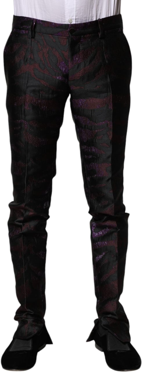 Dolce & Gabbana Multicolor Polyester Patterned Pants Divers
