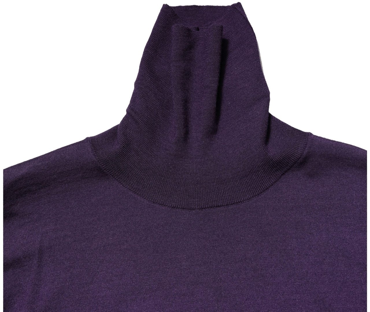 Dolce & Gabbana Purple Cashmere Turtleneck Pullover Sweater Wit