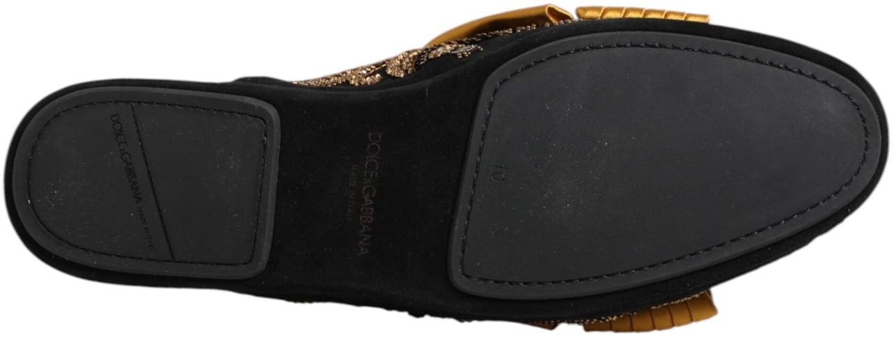 Dolce & Gabbana Multicolor Embellished Flat Sandals Shoes Divers