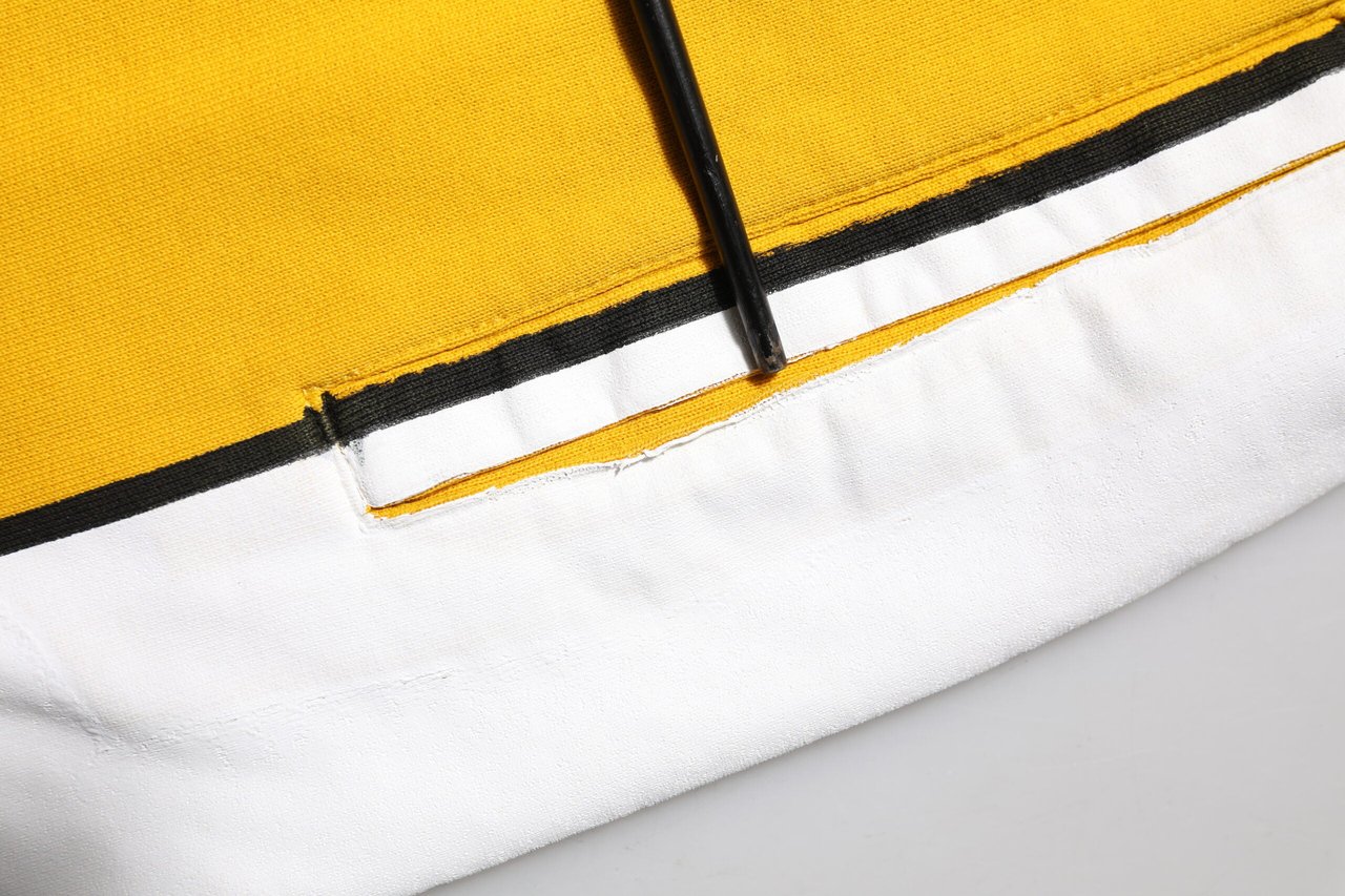 Dolce & Gabbana Yellow Print Cotton Drawstring Jogger Pants Geel