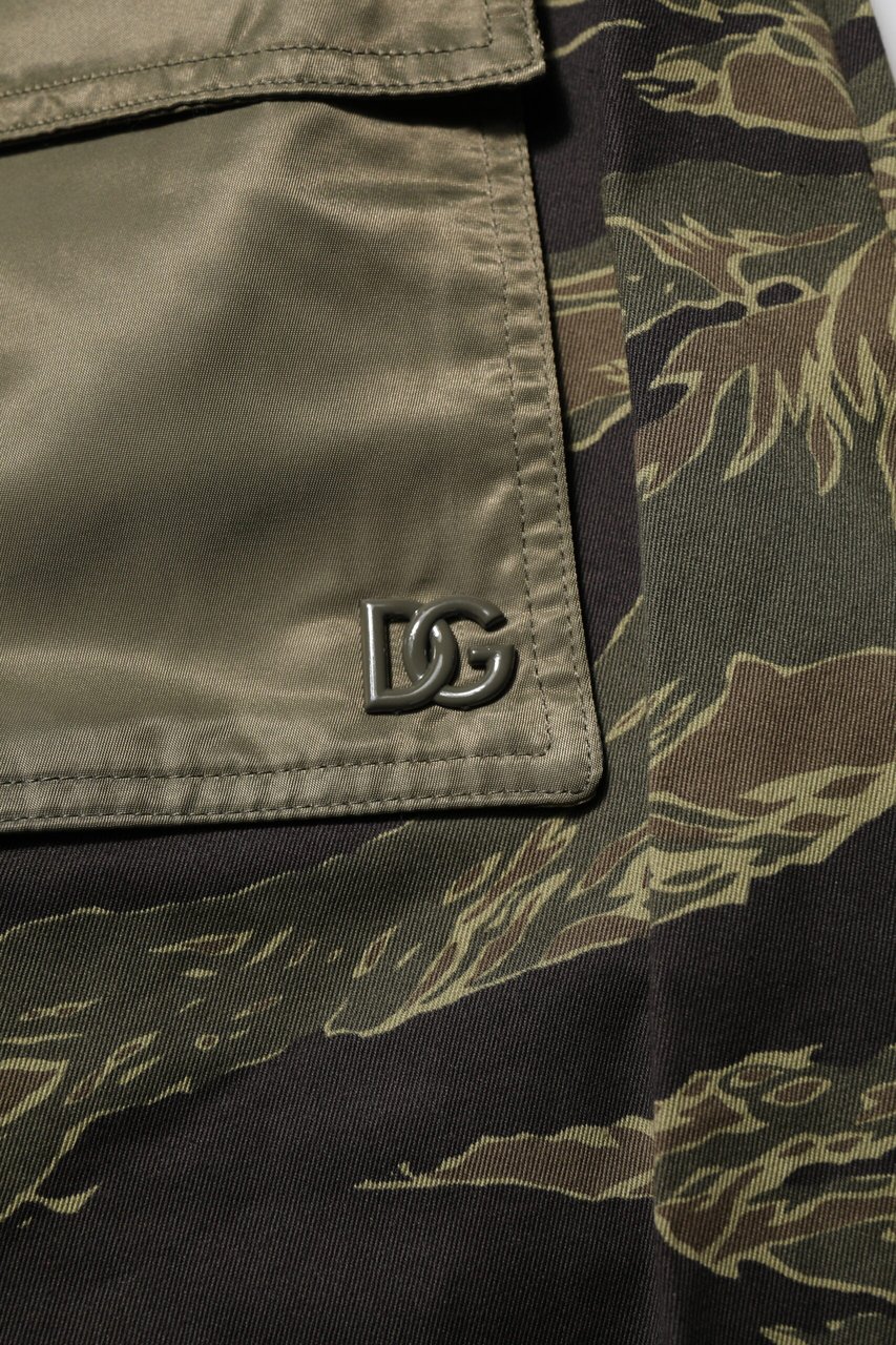 Dolce & Gabbana Multicolor Cargo Camouflage Pants Divers