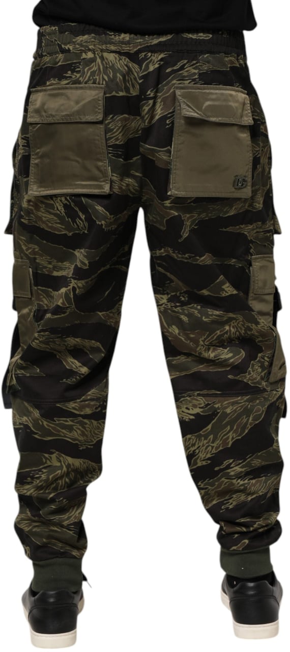 Dolce & Gabbana Multicolor Cargo Camouflage Pants Divers