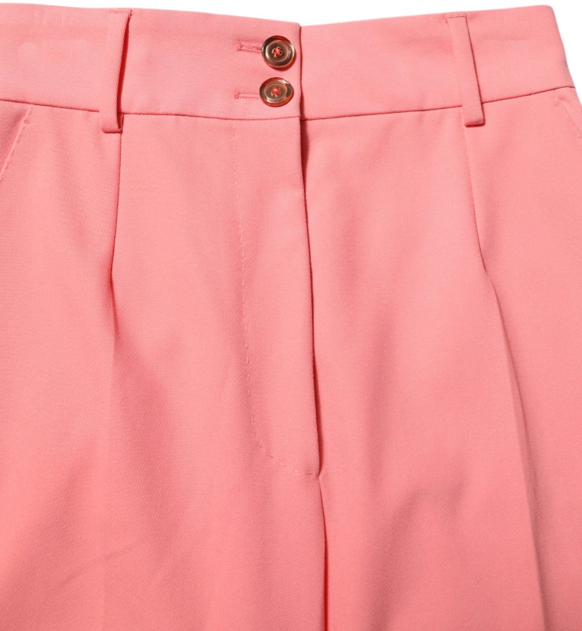 Dolce & Gabbana Pink High Waist Tapered Dress Pants Roze