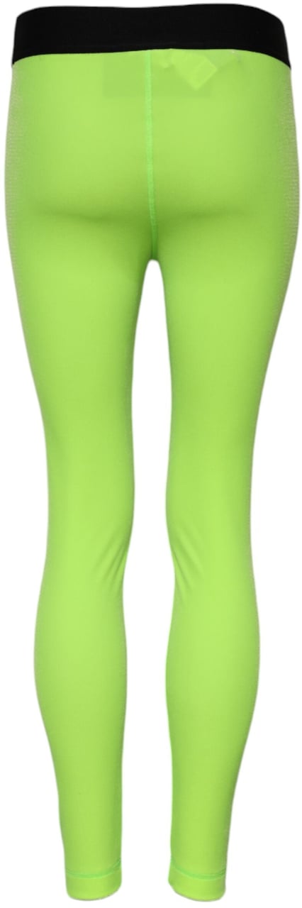 Dolce & Gabbana Green Nylon Slim Fit Leggings Pants Groen