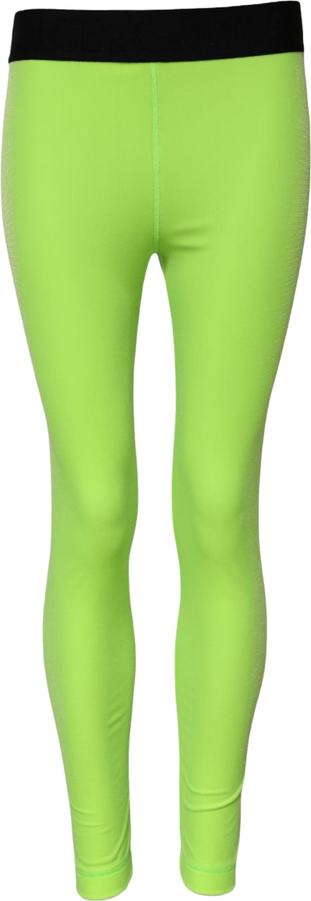Dolce & Gabbana Green Nylon Slim Fit Leggings Pants Groen