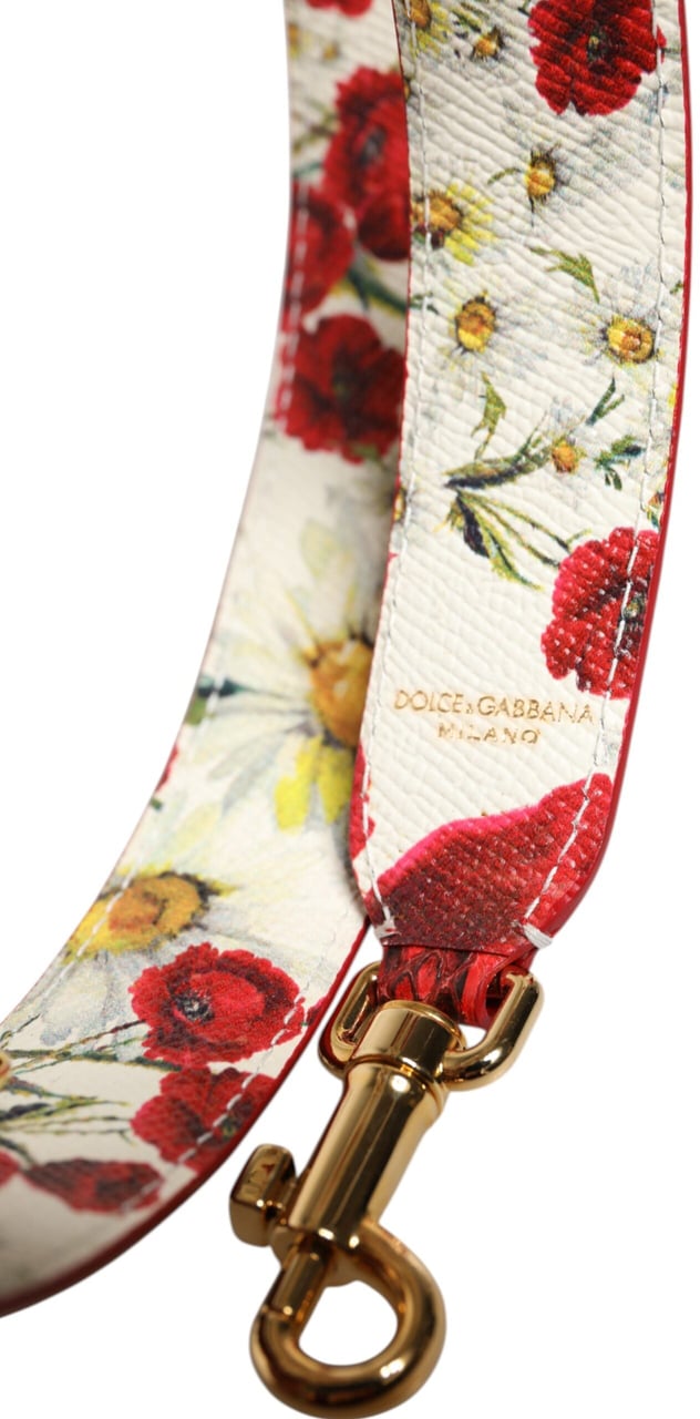 Dolce & Gabbana Multicolor Embellished Handbag Accessory Shoulder Strap Grijs