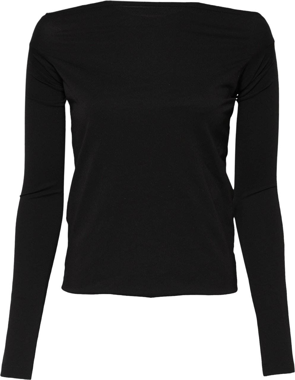 Dolce & Gabbana Black Wool Shrug Crew Neck Pullover Sweater Zwart