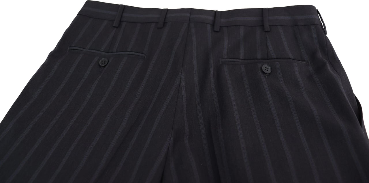 Dolce & Gabbana Gray Wool Blend Formal Trousers Pants Grijs