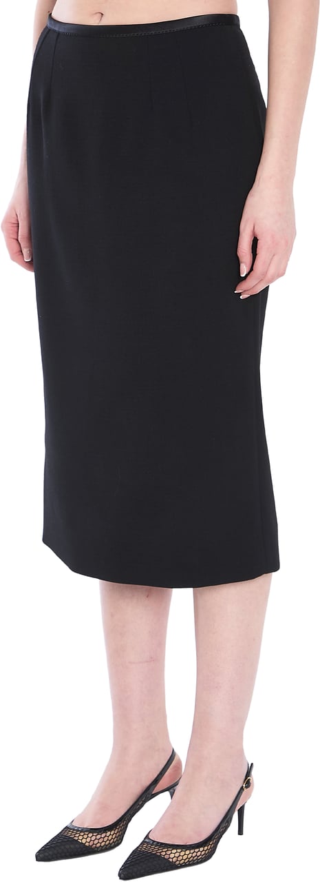 Dolce & Gabbana Pencil longuette skirt Zwart