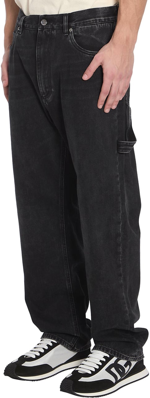 Dolce & Gabbana Over Straight jeans Zwart