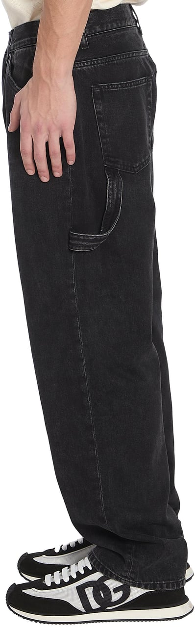 Dolce & Gabbana Over Straight jeans Zwart