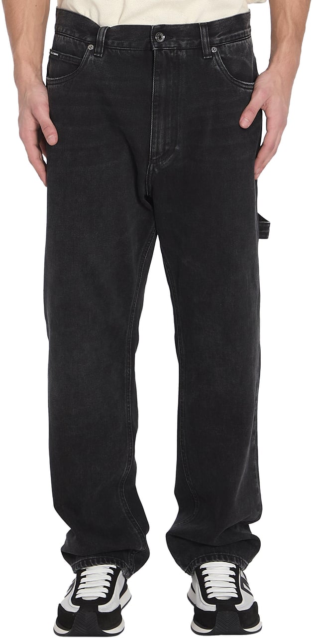 Dolce & Gabbana Over Straight jeans Zwart