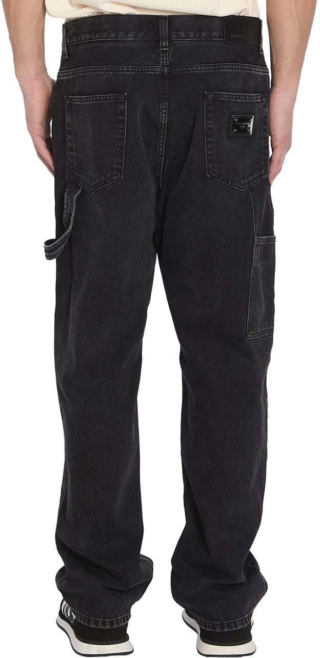 Dolce & Gabbana Over Straight jeans Zwart