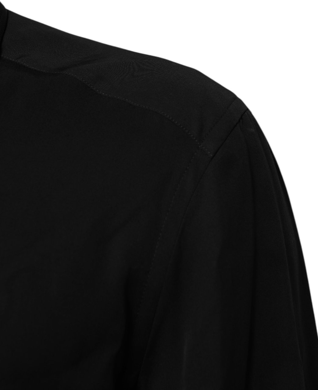 Dolce & Gabbana Black Viscose Long Sleeve Formal Dress Shirt Zwart